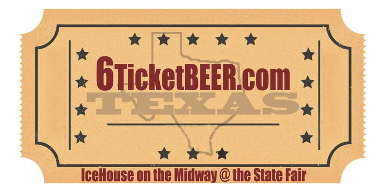 Cheap and Cold Beer at the State Fair - 6 tickets, Dallas, Texas, Icehouse on the Midway